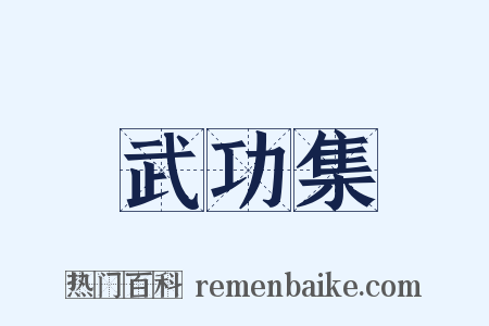 武功集是什么意思的图片
